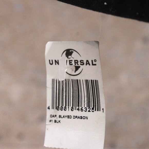 Vintage Universal Studios Cap Hat Mens OS Deadstock I Slayed The Dragon 90s NWT - Picture 6 of 9